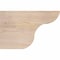Ekena Millwork Carmel Smooth Rafter Tail, Douglas Fir, 3 1/2"W x 12"H x 18"L RFT04X12X18CAR00SDF - alternate 3